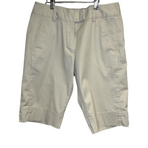 Adidas Womens Stretch Khaki Golf Walking Shorts Sz 6